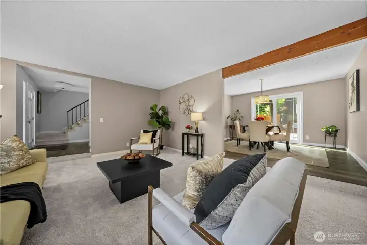 Formal living off the dining