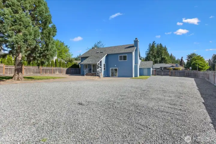 No HOA and room for lots of toys!