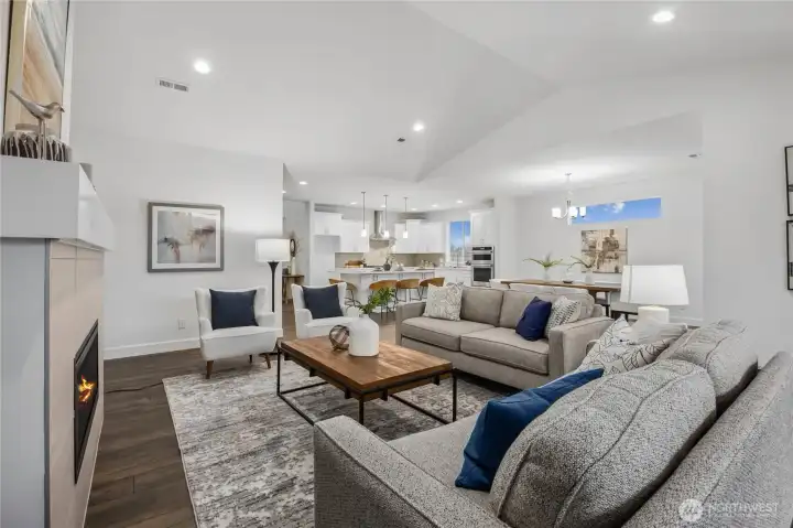 This is a general representation of floor plan and may vary from actual home constructed. Features in photos, upgrades, elevation, materials, dimensions and layout all subject to change without notice.