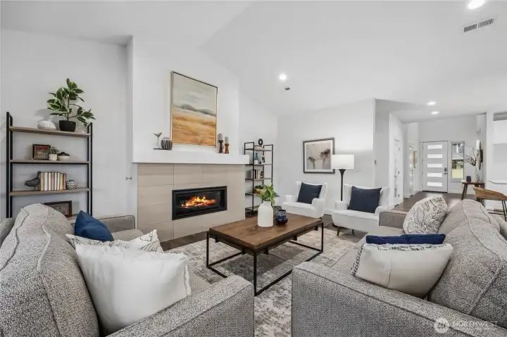 This is a general representation of floor plan and may vary from actual home constructed. Features in photos, upgrades, elevation, materials, dimensions and layout all subject to change without notice.
