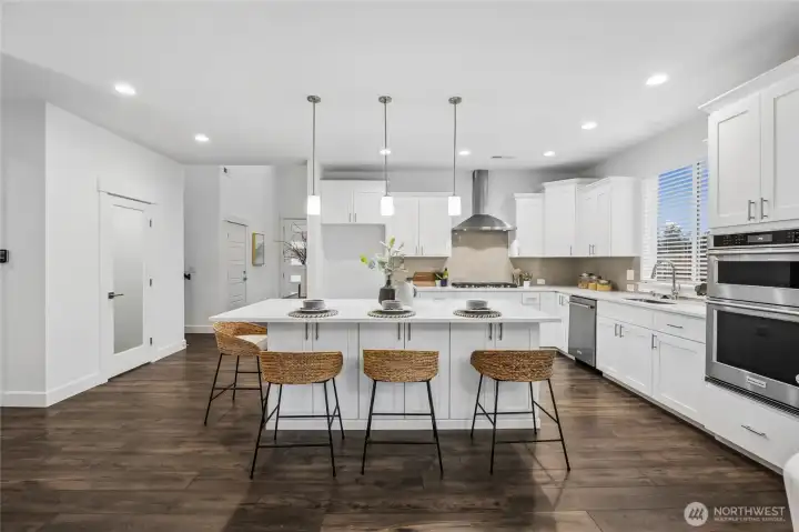 This is a general representation of floor plan and may vary from actual home constructed. Features in photos, upgrades, elevation, materials, dimensions and layout all subject to change without notice.