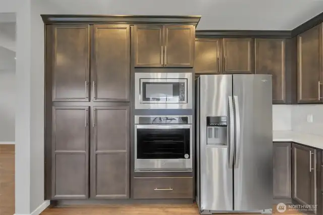 Ample Cabinet Storage Space