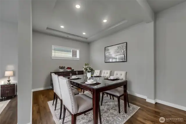 Dining Room Staged