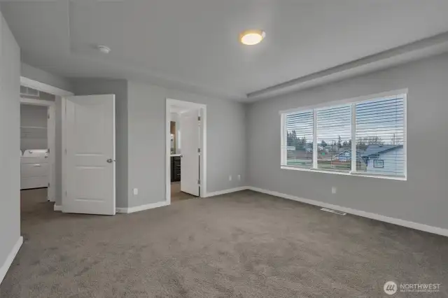 Primary En-Suite with Large Windows