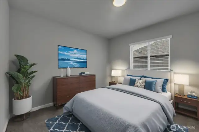 Bedroom 2 Staged