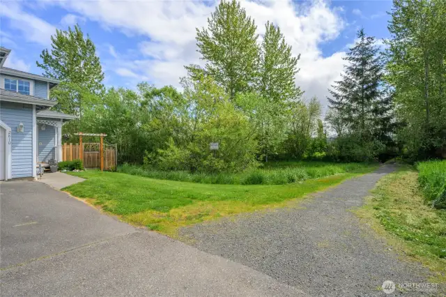 Trail access right from your front yard!