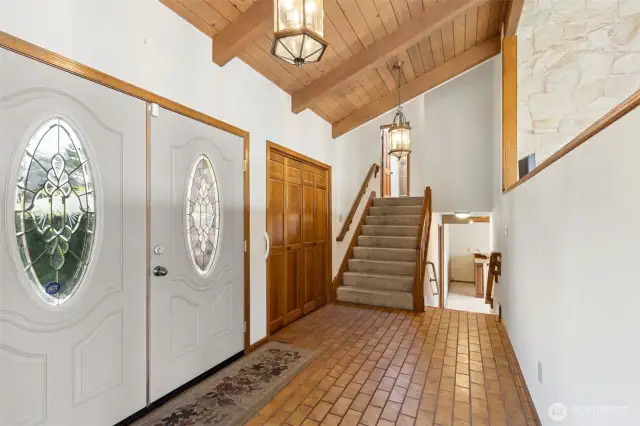Welcoming entry way