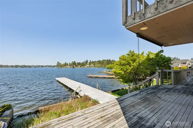 View from lower deck
