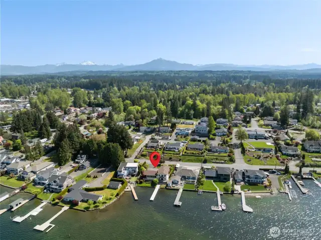 Excellent location within short walking distance to downtown Lake Stevens