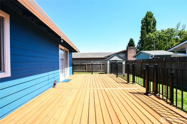 New Deck & Elegant Railing