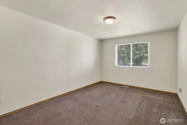 One of 3 bedrooms. This one faces North.