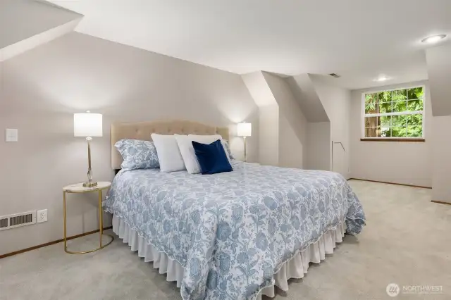 Very large bedroom upstairs