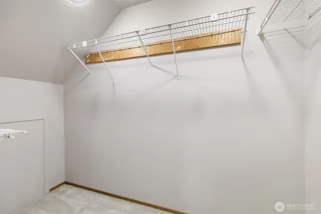 Large walk in closet
