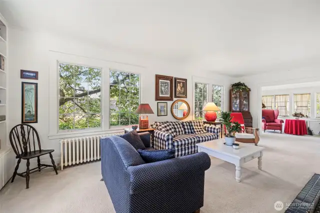 So much natural light fills the room.