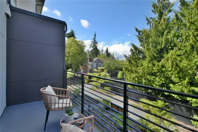 Private deck space