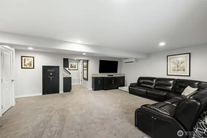Downstairs family room