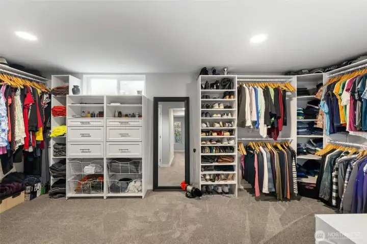 Large walk-in closet