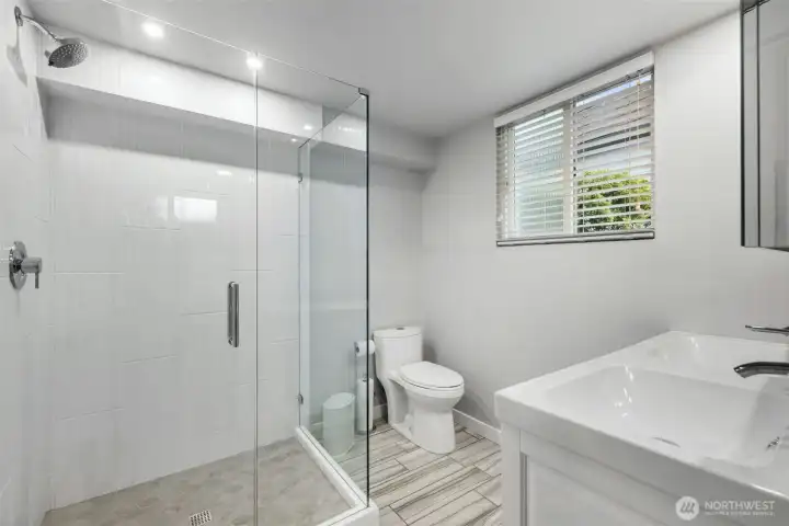 3/4 primary bathroom
