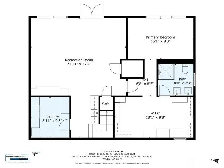 Basement floor plan