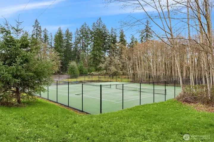 Community courts offer space to stay active year-round.