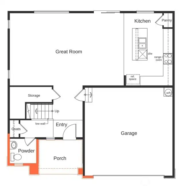 Artist Rendering Main Floor.