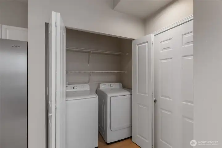 Washer and dryer included with home purchase