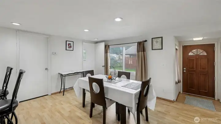 Dining area.