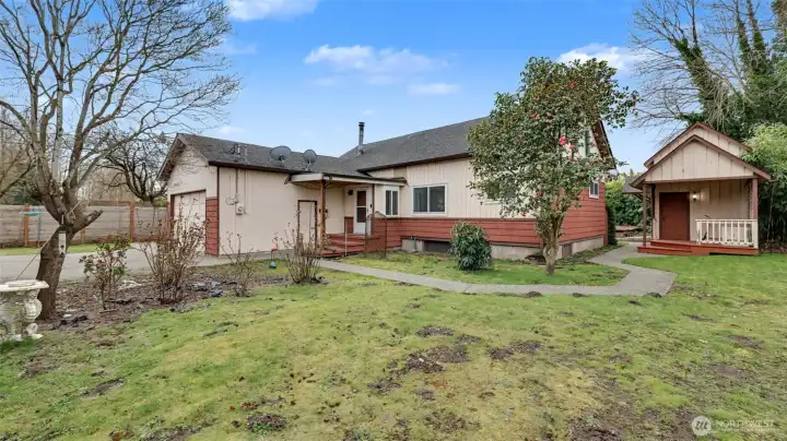 Another view of the main house and shop.