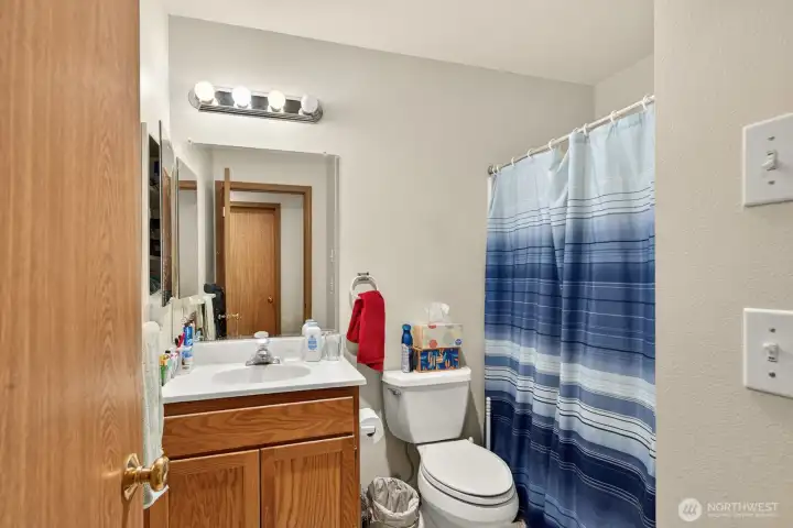 Additional full bathroom.