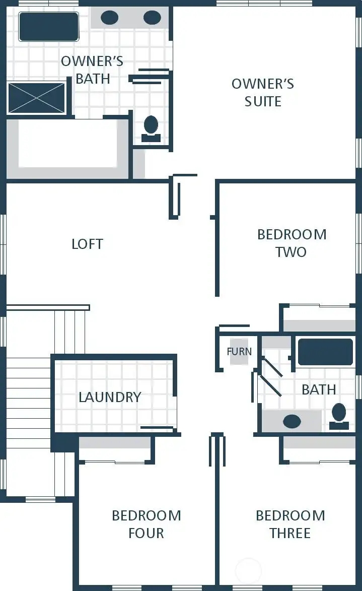 Photographs are for illustrative purposes only. Features, finishes, interior/exterior colors, landscaping and floorplan shown may vary from actual homes built