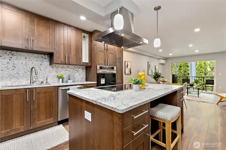 New Gourmet kitchen featuring high end appliances! New Gourmet kitchen featuring high end appliances!