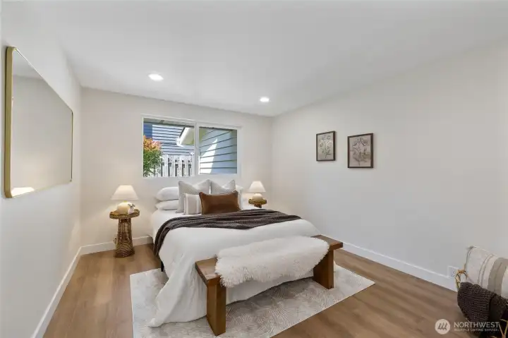 Bedroom #1. All the bedrooms are generously sized. Bedroom #1. All the bedrooms are generously sized.
