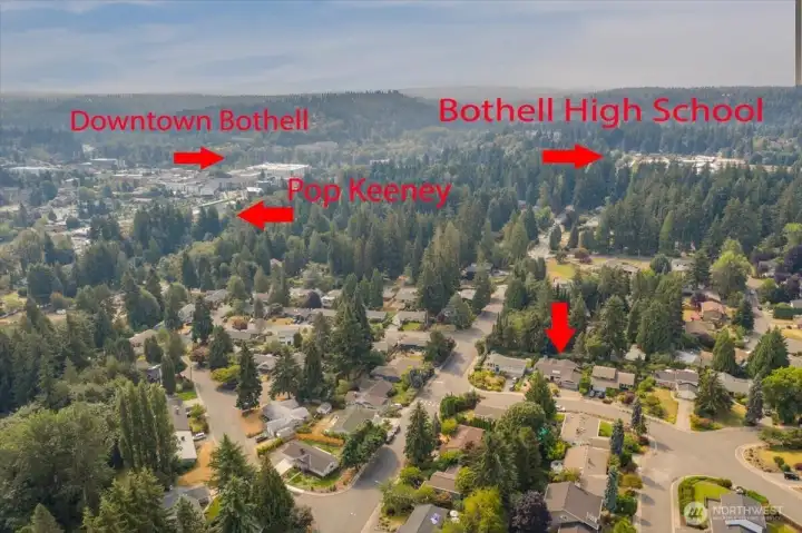 Close to the amenities of Downtown Bothell; easy access to the freeways; and very close to Westhill Elementary and Bothell High School. Close to the amenities of Downtown Bothell; easy access to the freeways; and very close to Westhill Elementary and Bothell High School.