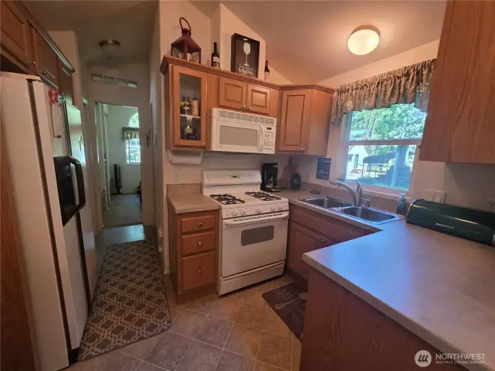 kitchen with lots of cabinets for storage