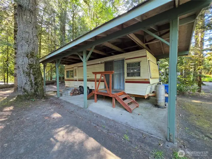 1980 Layton travel trailer, one owner, parked under shelter since purchase