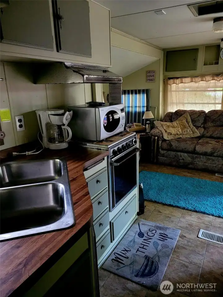 Layton travel trailer interior