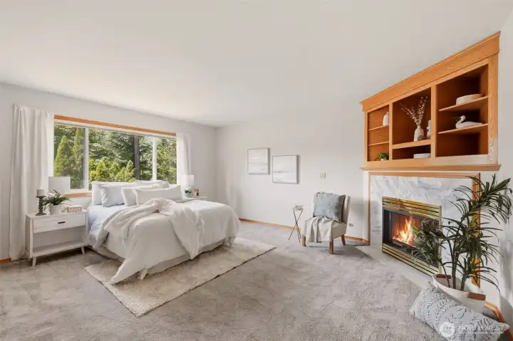 Upstairs discover this primary bedroom retreat! Upstairs discover this primary bedroom retreat!
