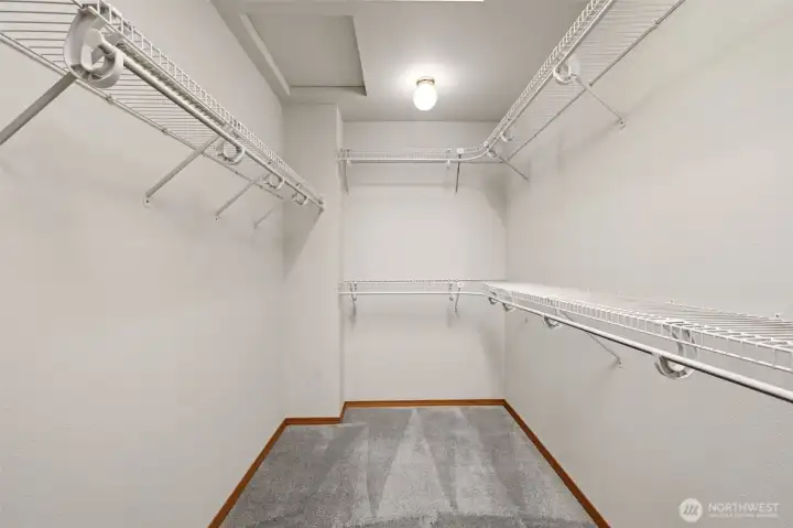 No primary bedroom is complete without a huge walk-in closet! No primary bedroom is complete without a huge walk-in closet!