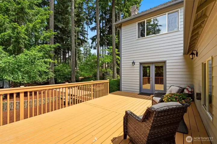 This wonderful deck space is accessed off of the family room and is perfect for a deck table and barbeque! This wonderful deck space is accessed off of the family room and is perfect for a deck table and barbeque!