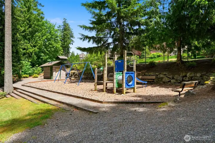 The neighborhood playground is not to be missed! The neighborhood playground is not to be missed!