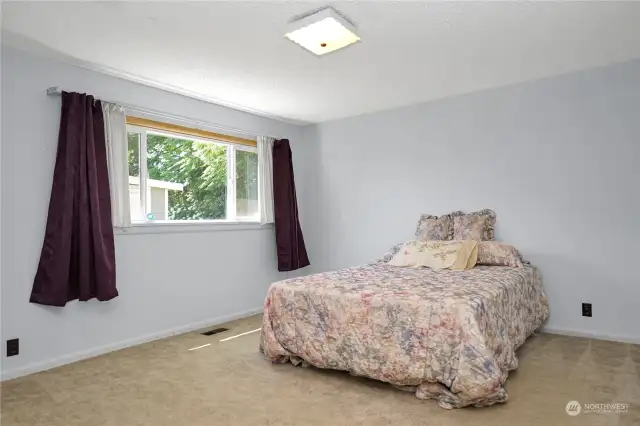 Primary bedroom on main floor.