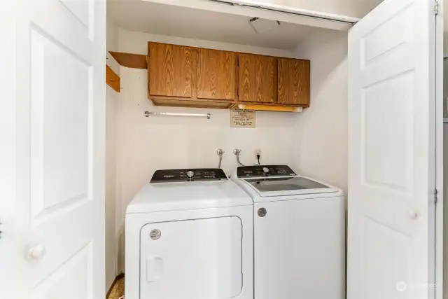 In-unit washer and dryer