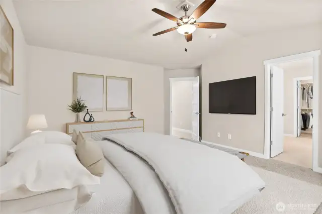 Home is under construction.  Photos, including virtually staged, are of a previously bult home in a different community with similar finishes.  Builder reserves the right to make changes to plans & specifications without notice.  Features vary by plan.  Buyer to verify square footage.