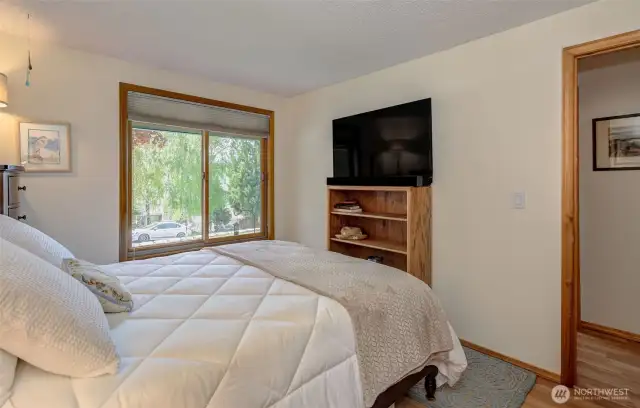 4th bedroom serves as a spacious, beautiful guest bedroom