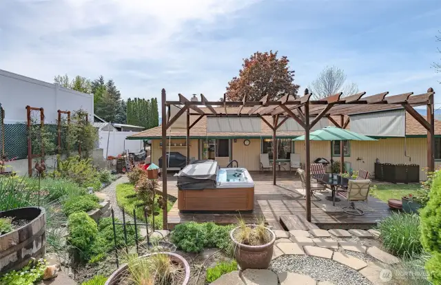 Manicured, terraced landscape and ABSOLUTE PRIVACY abound in this very special oasis!