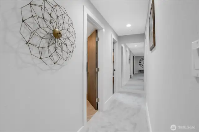 Downstairs hallway