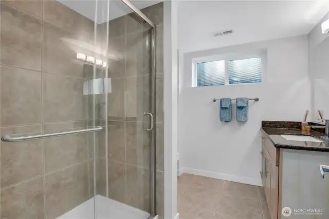 Downstairs 3/4 bath