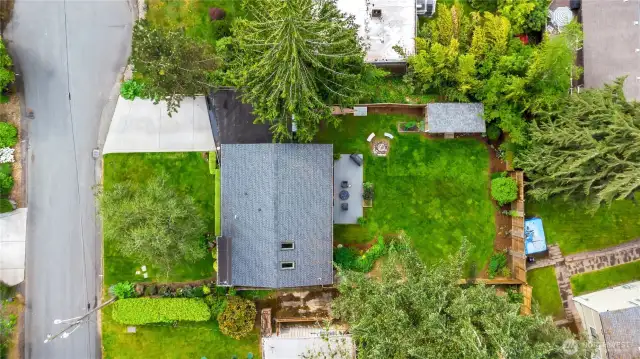 Aerial view of property in Sheridan Heights