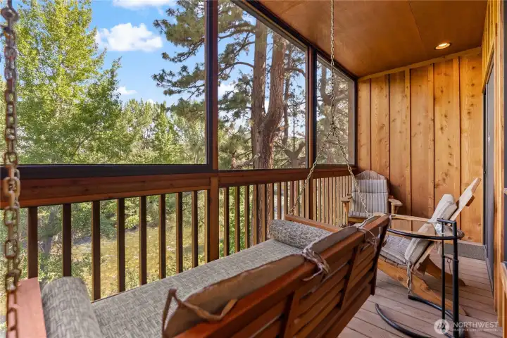 Sit on your porch swing and do nothing, on purpose. Sit on your porch swing and do nothing, on purpose.