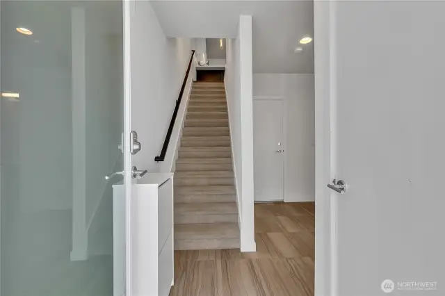 Enter the house